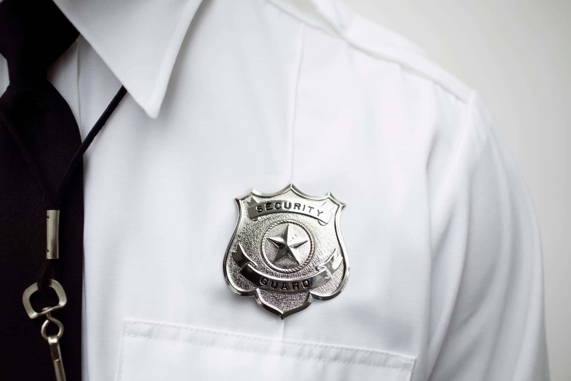 security guard badge